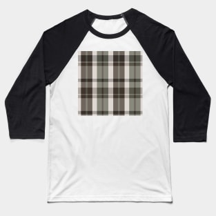Dark Academia Aesthetic  Aillith 1 Hand Drawn Textured Plaid Pattern Baseball T-Shirt